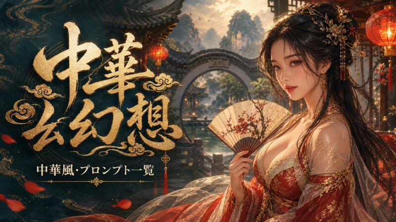 Stable Diffusion（SD）中華風・中華ファンタジープロンプト一覧｜衣装・背景・ポーズ