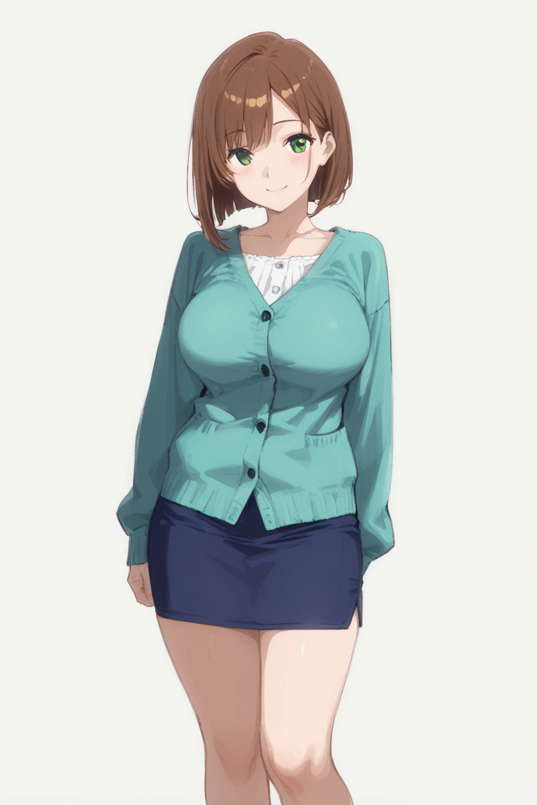 滑らかな陰影の実生成画像