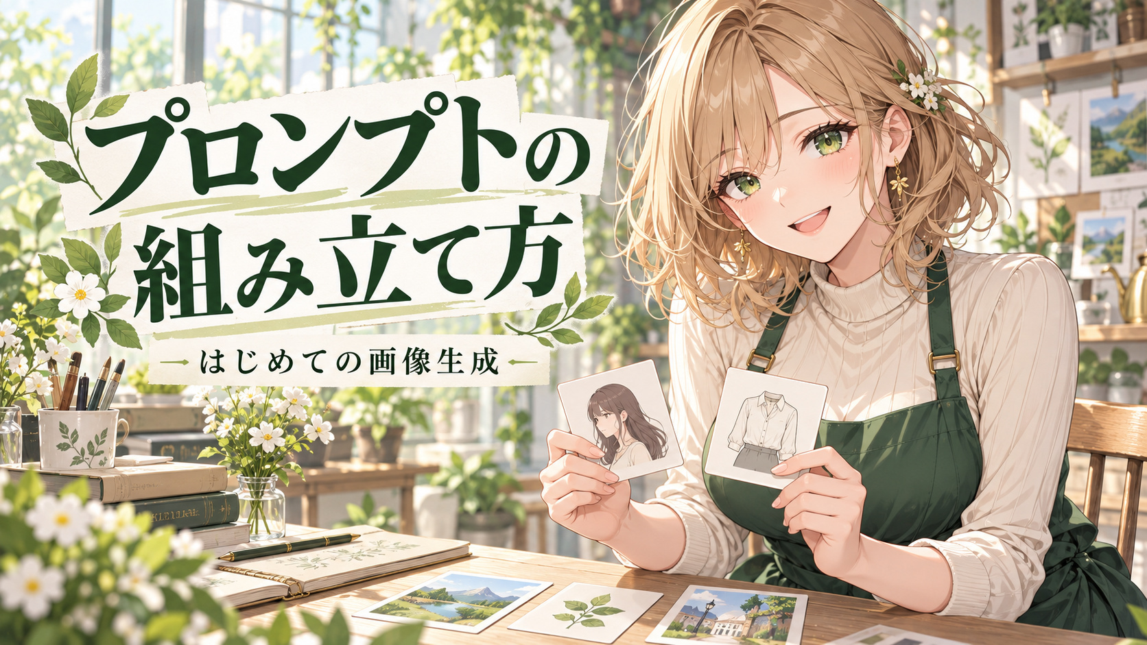 Stable Diffusion(SD)プロンプトの組み立て方|初心者向けの書き方・順番・コピペ例