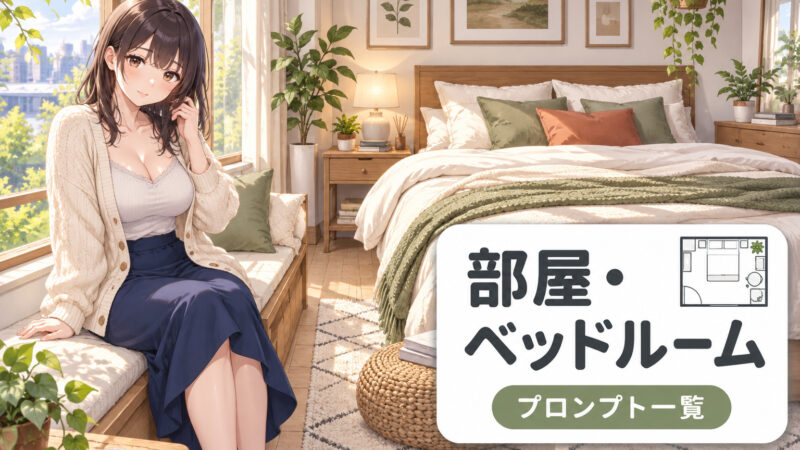 Stable Diffusion（SD）部屋・ベッドルームプロンプト一覧