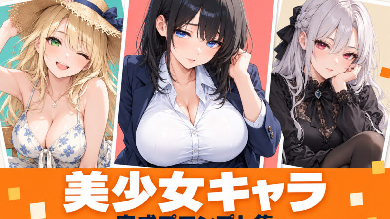Stable Diffusion（SD）美少女キャラの完成プロンプト集｜画像・入力・設定付き