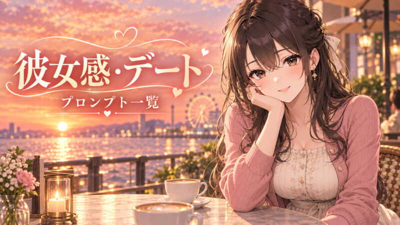 Stable Diffusion（SD）彼女感・デートシーンプロンプト一覧