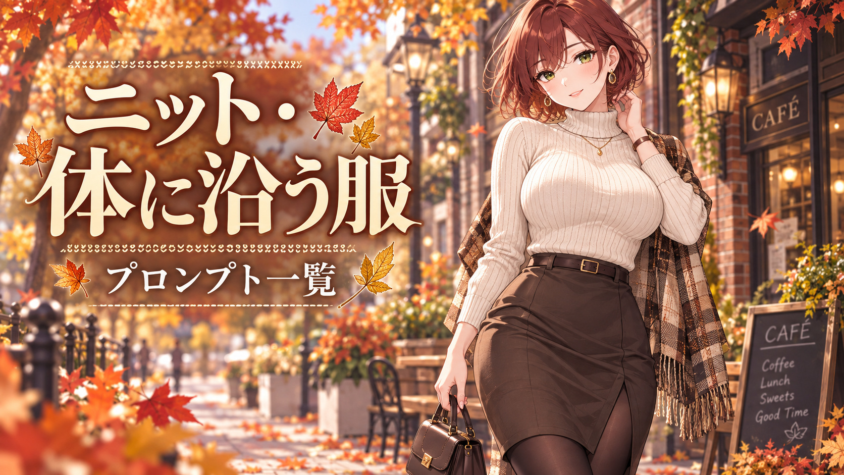 Stable Diffusion(SD)ニット・体に沿う服プロンプト一覧