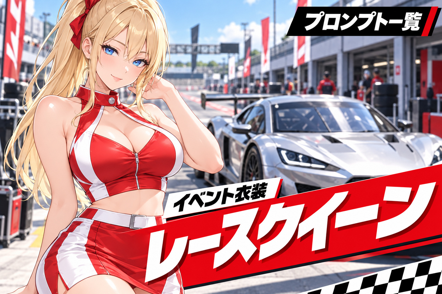 Stable Diffusion(SD)レースクイーン・イベント衣装プロンプト一覧