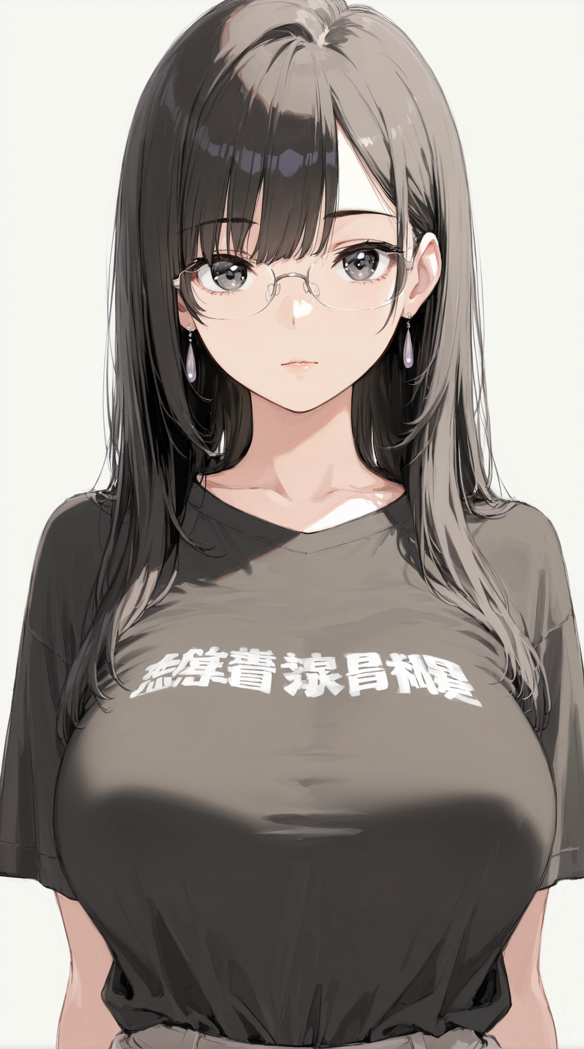 リムレスメガネの生成例